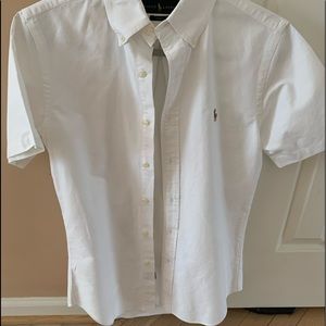 Ralph Lauren slim fit short sleeved collared shirt